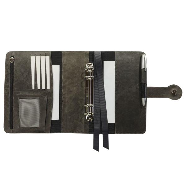 Caderno Organizer Couro 127-R Raffai Couros Imagem de Caderno Organizer Couro 127-R Raffai Couros