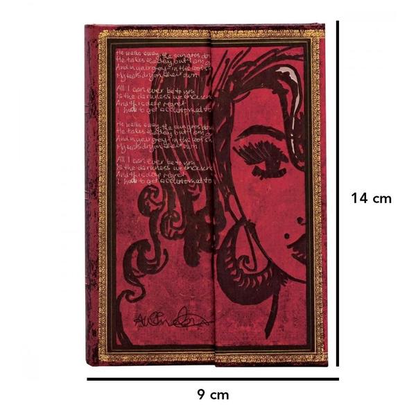 Imagem de Caderno Paperblanks Amy Winehouse Mini Capa Dura S/ Pauta