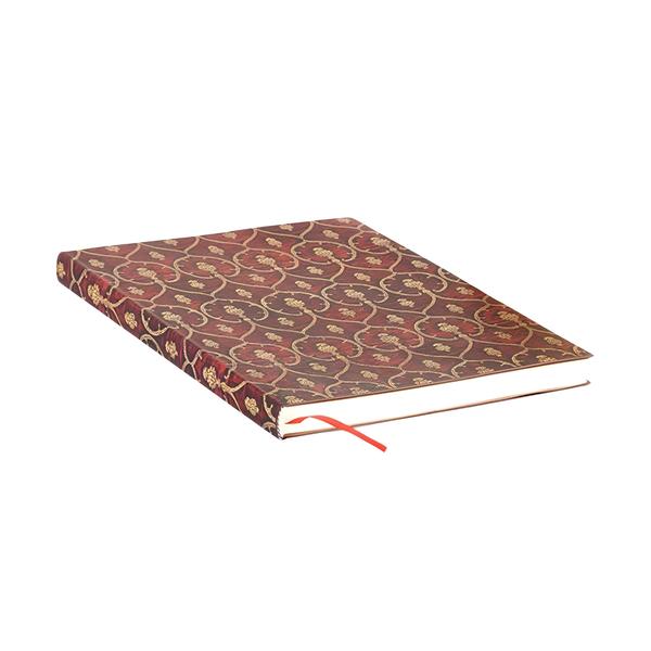 Imagem de Caderno Paperblanks Red Velvet Midi Pautado Capa Flexível 176 Páginas