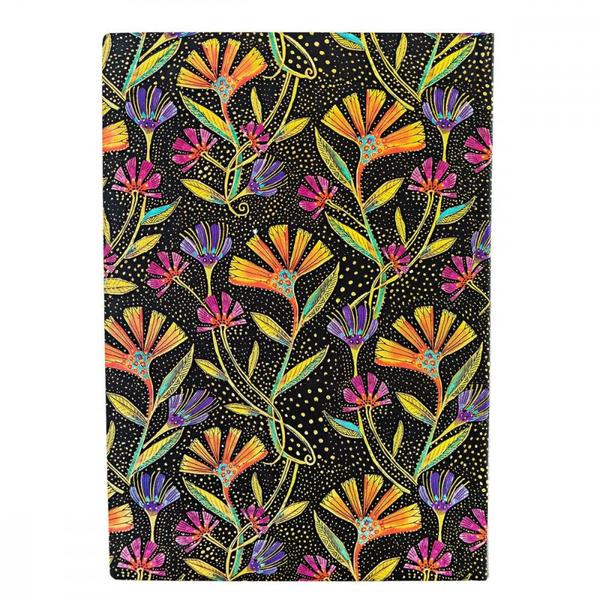 Imagem de Caderno Paperblanks Wild Flowers Flexis Midi Pontilhado