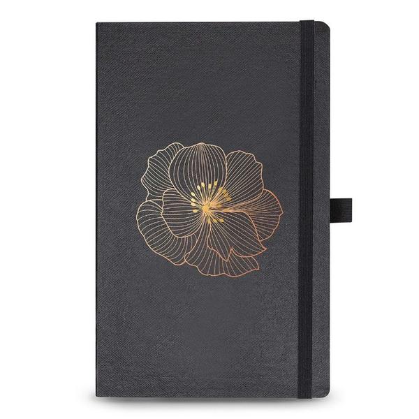 Imagem de Caderno Papertalk Maxi ótima Noir Flores