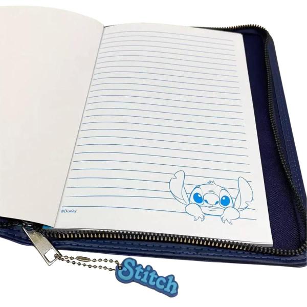 Imagem de Caderno Pasta Stitch Marcadores Adesivos Bloco Notas Fichário Original Licenciado