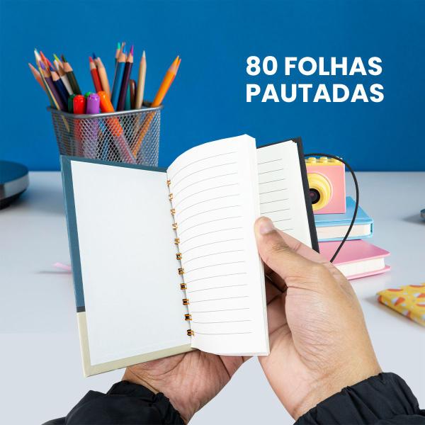 Imagem de Caderno Pequeno 1 Materia 80 Folhas Capa Dura Universitario