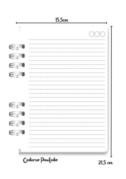 Imagem de Caderno Personalizado MOTIVACIONAL 60 Folhas 15,5x21,5 Cm