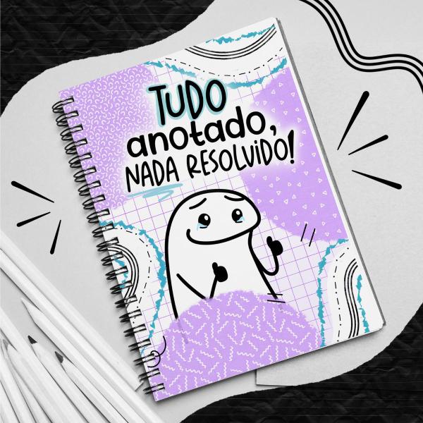 Imagem de Caderno Planner A5 Flork Divertido Permanente Ano Atual Anotações Papelaria Diario Meme Presente Organização