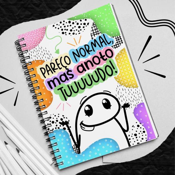 Imagem de Caderno Planner A5 Flork Divertido Permanente Pareco Normal