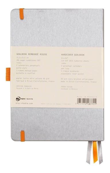 Imagem de Caderno Pontilhado Goalbook A5 120 Folhas Silver Rhodia