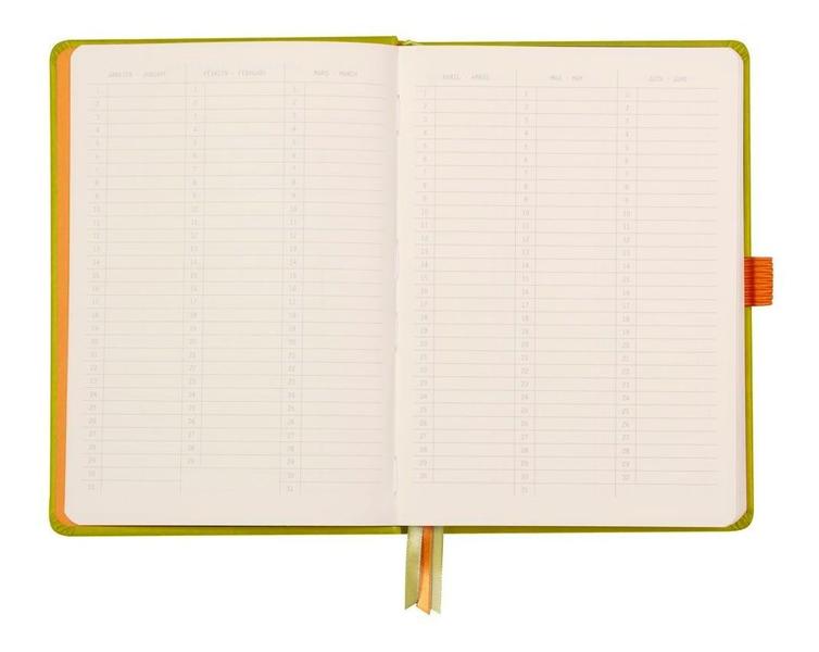 Imagem de Caderno Pontilhado Goalbook Rhodia A5 120 Folhas Anise