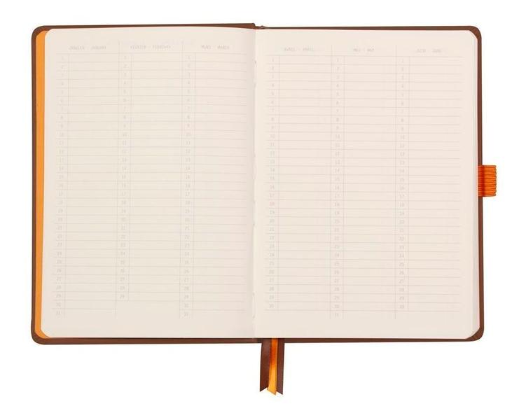 Imagem de Caderno Pontilhado Goalbook Rhodia A5 120 Folhas Chocolate