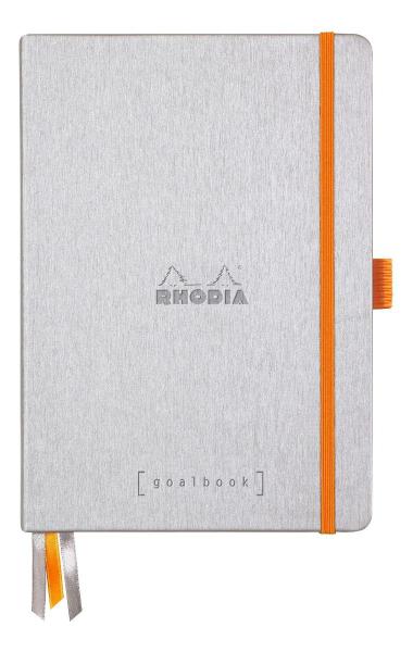 Imagem de Caderno Pontilhado Goalbook Rhodia A5 120 Folhas Silver