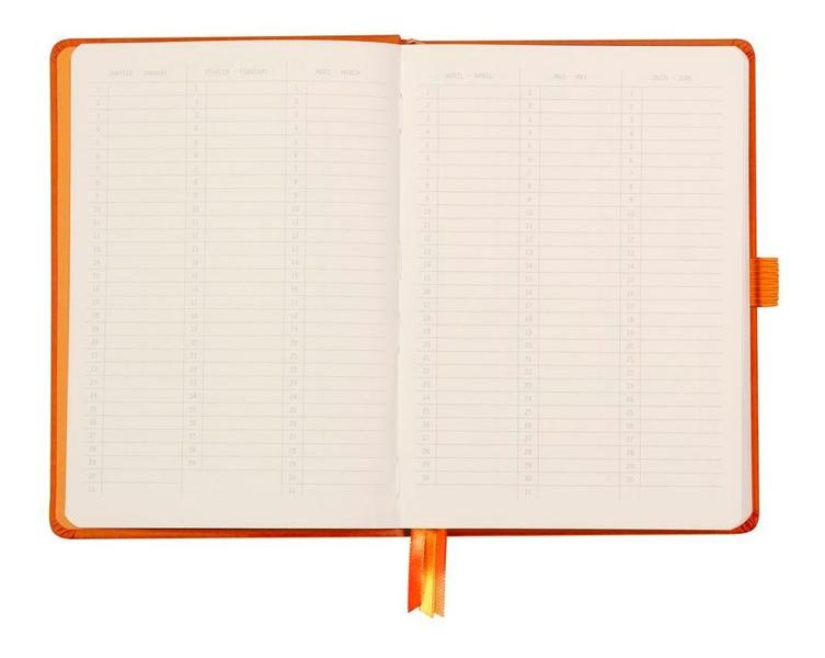 Imagem de Caderno Pontilhado Goalbook Rhodia A5 120 Folhas Tangerine