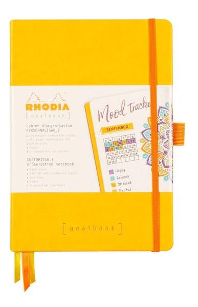 Imagem de Caderno Pontilhado Goalbook Rhodia A5 120 Folhas Yellow