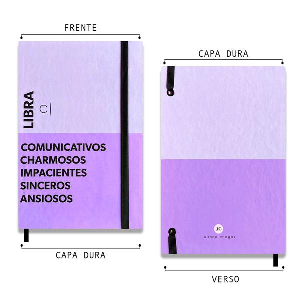 Imagem de Caderno Pontilhado - Sketchbook - Signos - Caderno Capa Dura A5 - Libra