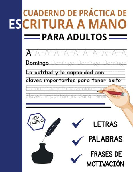 Imagem de Caderno prático de caligrafia para adultos e adolescentes