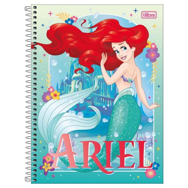 Imagem de Caderno Princesas Disney Capa Dura Espiral 1 Matéria Escolar