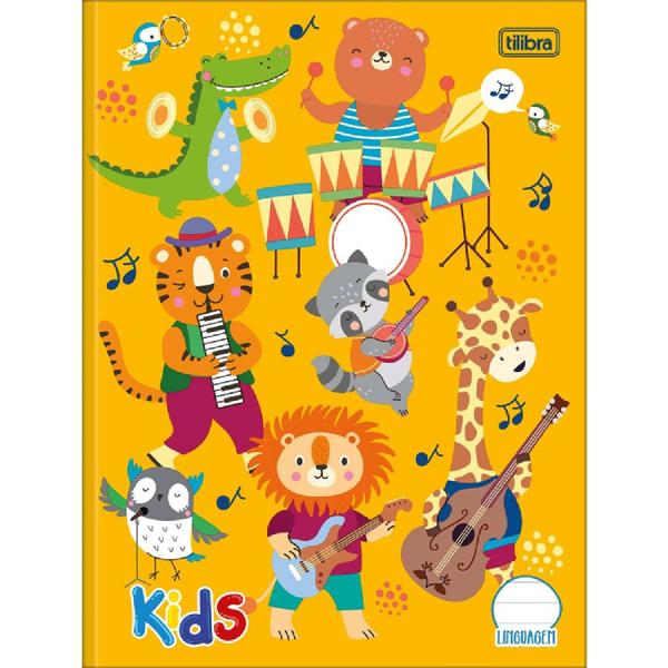 Imagem de Caderno Quadriculado 1X1 Tilibra Kids Brochura Capa Dura 40 Folhas