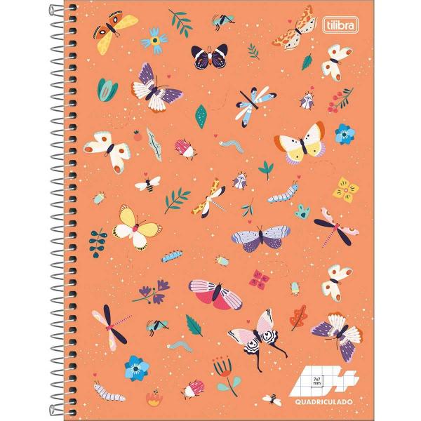 Imagem de Caderno quadriculado 7x7 espiral cd 96fls d+ tilibra