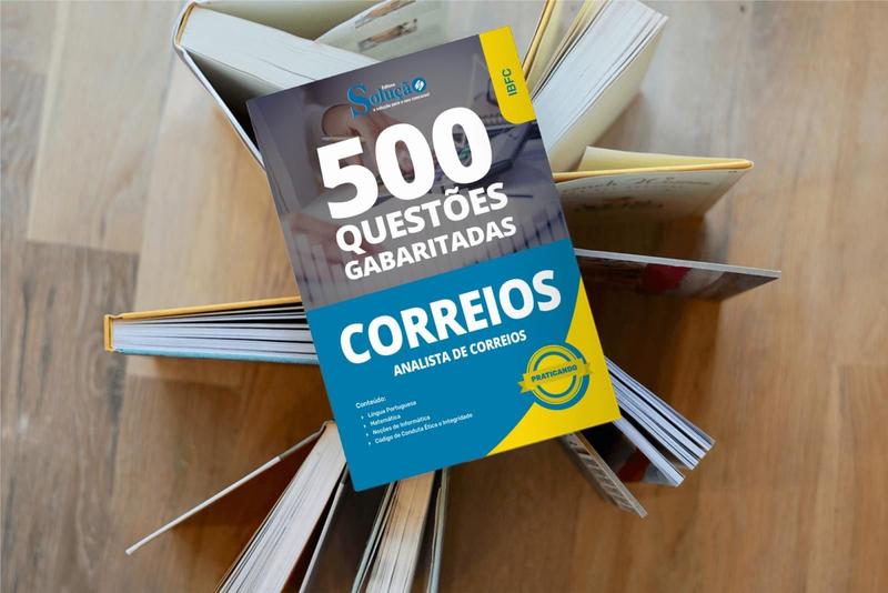 Imagem de Caderno Questões 2024 - Analista - 500 Questões Gabaritadas