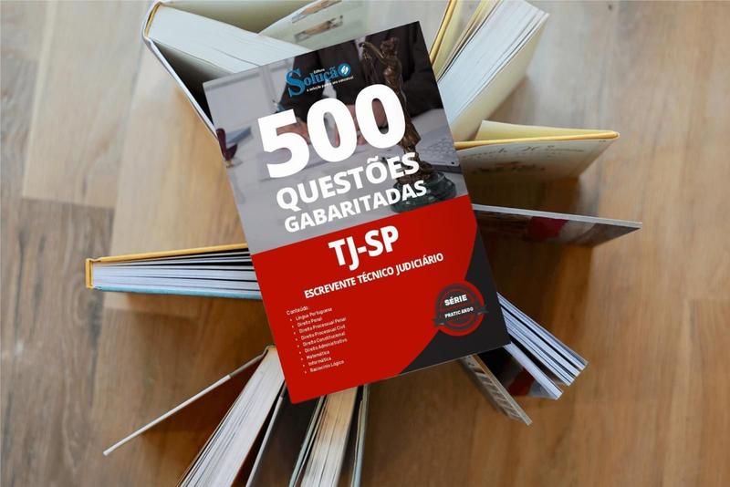 Imagem de Caderno Questões Tj Sp 2024 - Escrevente Técnico Judiciário