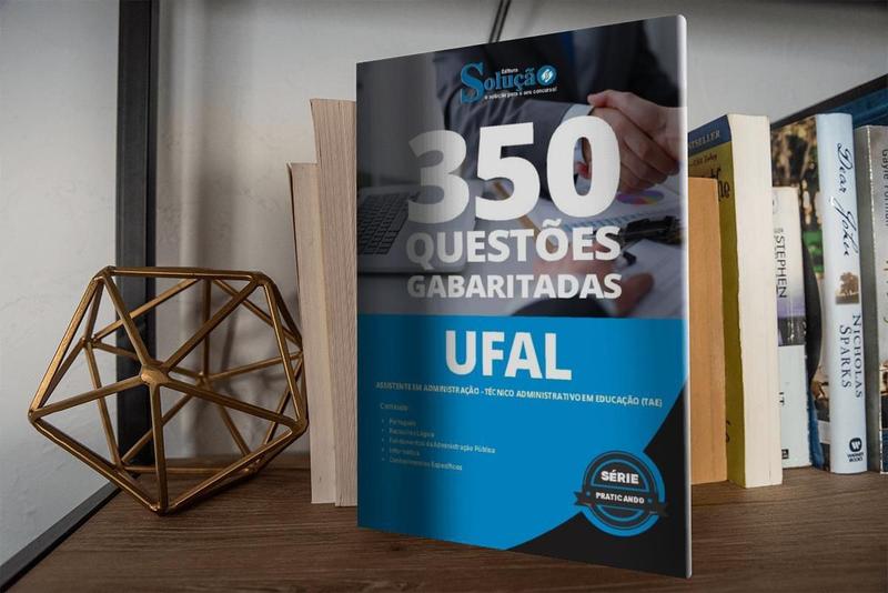 Imagem de Caderno Questões Ufal 2024 Assistente Em Administração