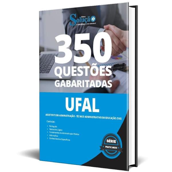 Imagem de Caderno Questões Ufal 2024 Assistente Em Administração