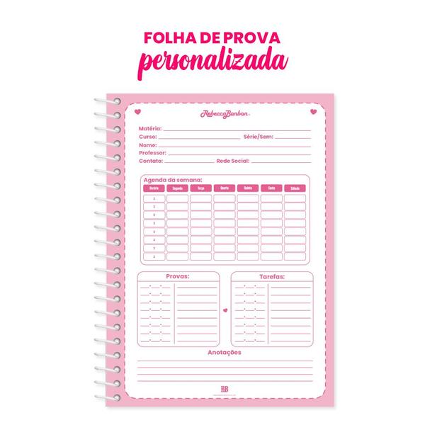 Imagem de Caderno Rebecca Bonbon RB Universitário Meninas Coleção 2025