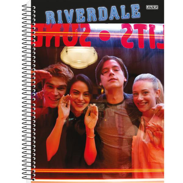 Imagem de Caderno São Domingos universitário Riverdale still 80 folhas