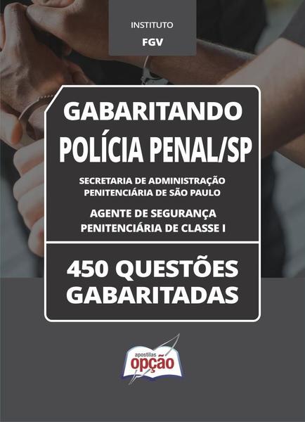 Imagem de Caderno SAP-SP - Agente de Segurança Penitenciária de Classe I - 450 Questões Gabaritadas