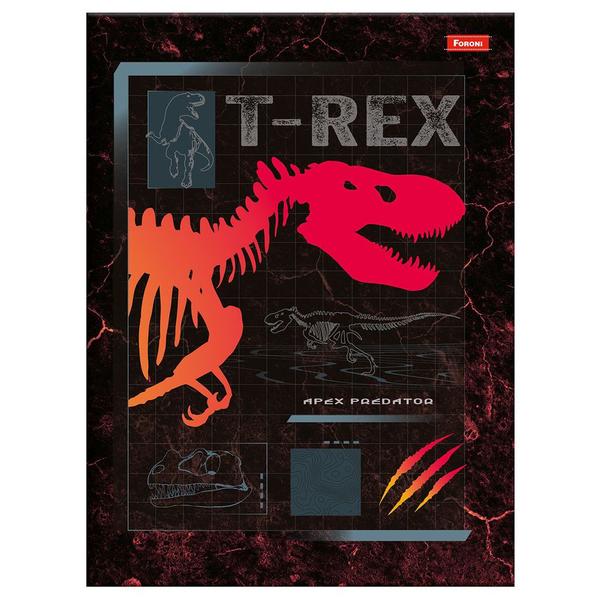 Imagem de Caderno Sauros T-Rex - 80 Folhas - Foroni