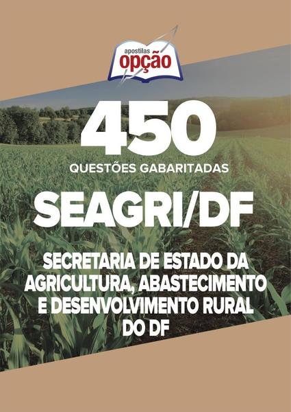 Imagem de Caderno SEAGRI-DF - 450 Questões Gabaritadas