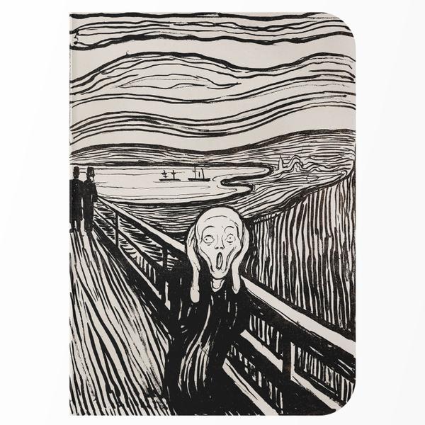 Imagem de Caderno sem Pauta A5 - Fábrica de Pôster - Capa Flexível 80 Páginas 20x14cm - O Grito de Edvard Munch