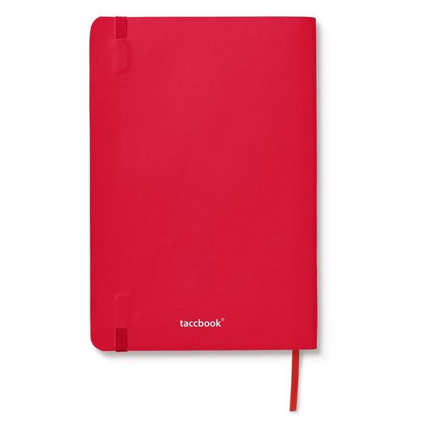 Imagem de Caderno Sem pauta taccbook Vermelho 14x21 Flex