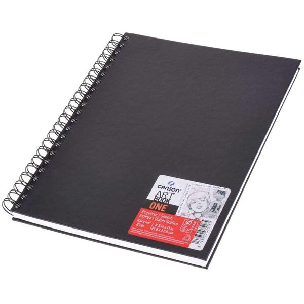 Imagem de Caderno Sketchbook Canson Art Book One Espiral 100g A4 80 Fl