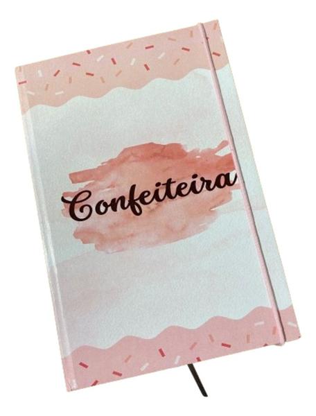 Imagem de Caderno Sketchbook Grande - Capa Profissões Confeiteira - 21x14cm