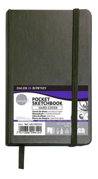 Imagem de  Caderno Sketchbook Pocket Daler Rowney 100g/m² 72 Fls