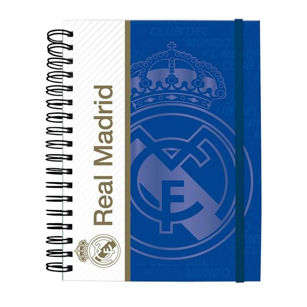 Imagem de Caderno Smart Colegial 80Fs Reposicionável DAC - Real Madrid