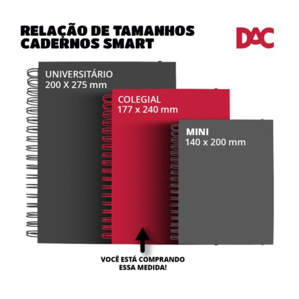 Imagem de Caderno Smart Colegial DAC 10 Matérias - Princesas