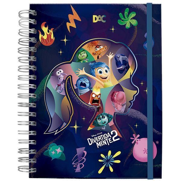 Imagem de Caderno SMART Colegial Disney Divertidamente C/FLS Tira e Põe DAC