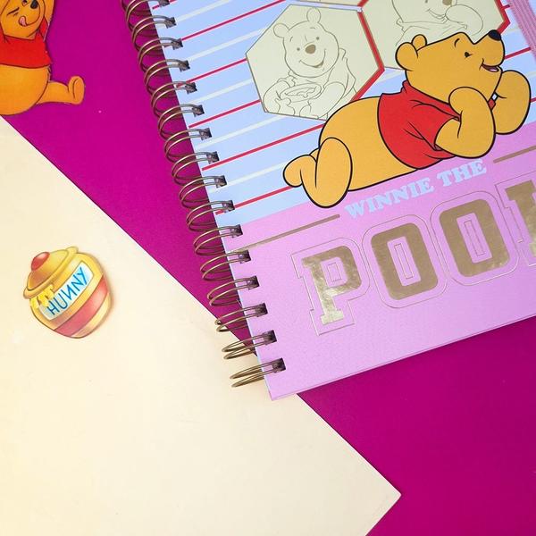 Imagem de Caderno Smart Colegial Disney Ursinho Pooh C/80 Folhas Reposicionáveis - DAC