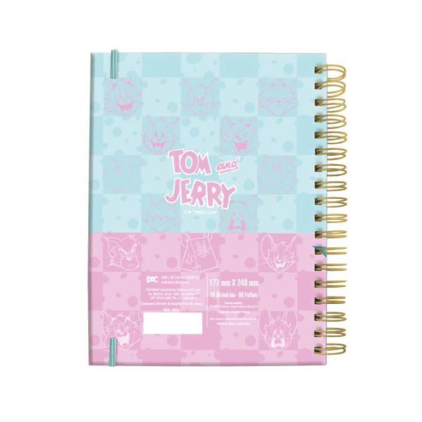 Imagem de Caderno Smart Colegial Tom & Jerry com Folhas Removíveis