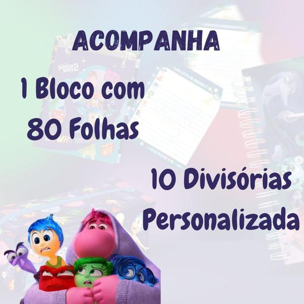 Imagem de Caderno Smart Espiral Colegial Divertidamente 2 Com10 Divisórias Decoradas 80 Folhas