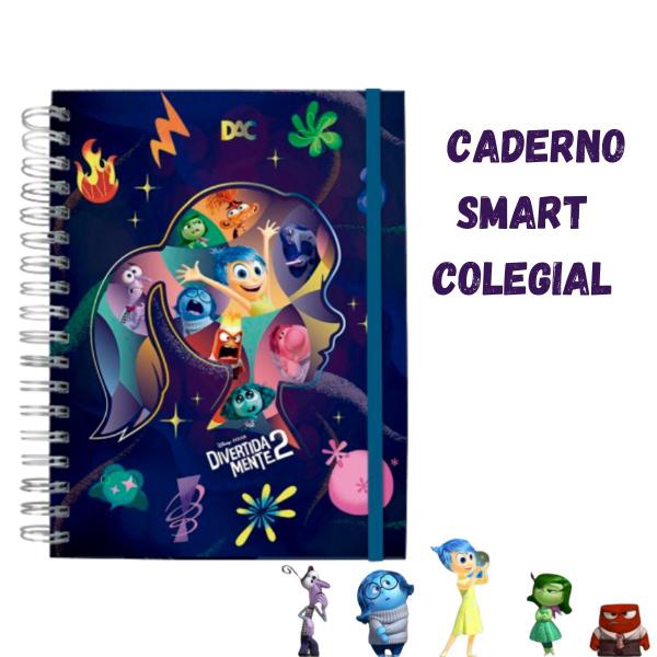 Imagem de Caderno Smart Espiral Colegial Divertidamente 2 Com10 Divisórias Decoradas 80 Folhas Reposicionáveis