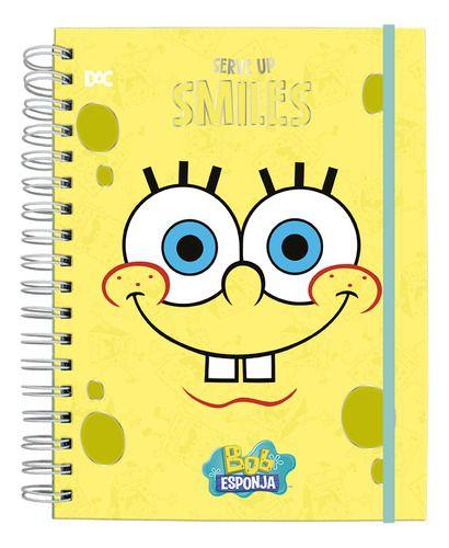 Imagem de Caderno Smart Folhas Reposicionáveis 80fls Bob Esponja Dac