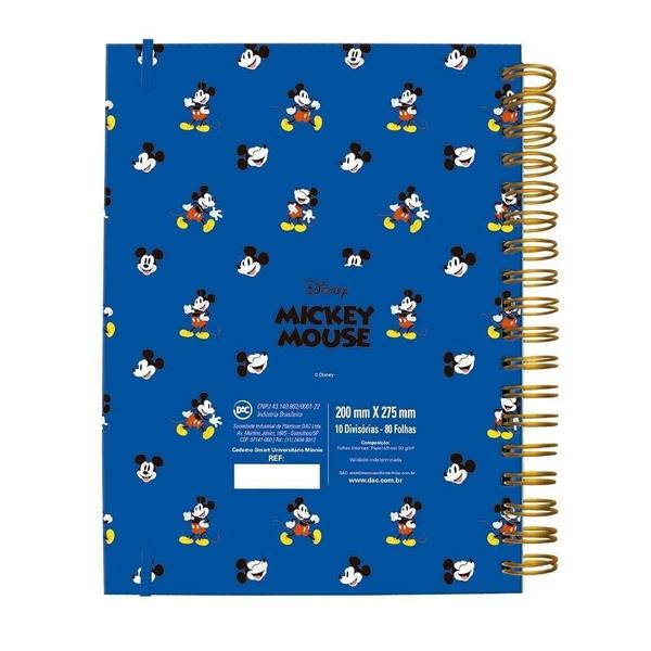 Imagem de Caderno Smart Tira E Põe Mickey 10 Matérias 80 Folhas Dac