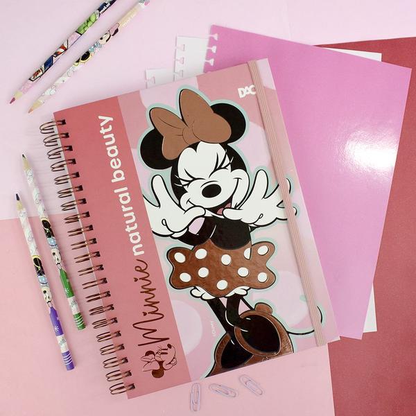 Imagem de Caderno Smart Universitário com folhas e divisórias reposicionáveis Disney Minnie