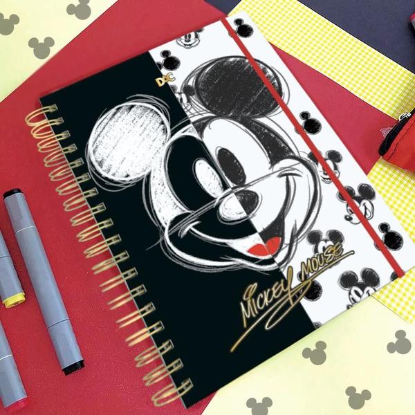 Imagem de Caderno Smart Universitário Dac Mickey Espiral  80Fls