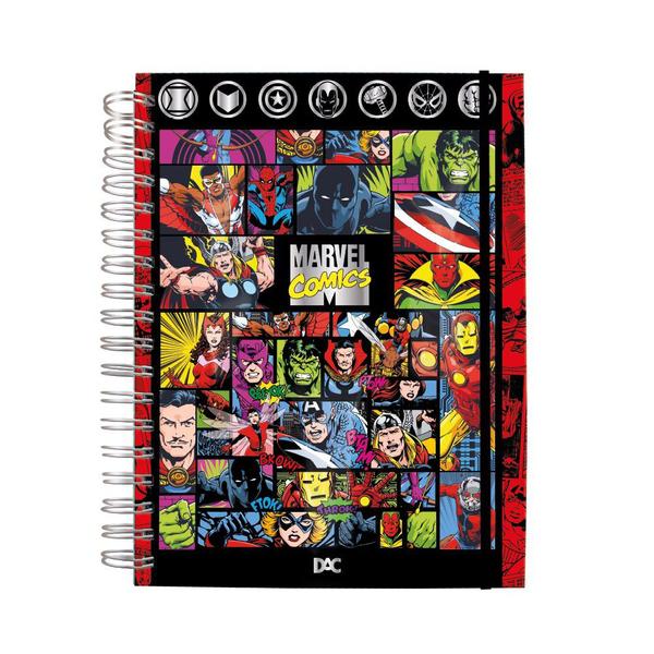 Imagem de Caderno Smart Universitario Marvel 80 folhas Dac 