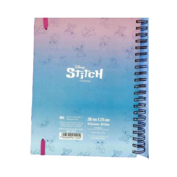 Imagem de Caderno Smart Universitário Stitch Com Folhas Destacáveis