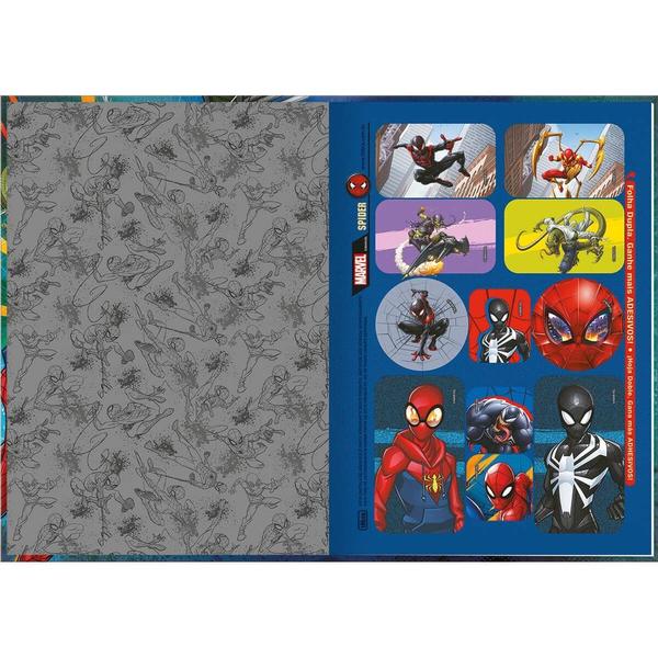 Imagem de Caderno Spider-Man 1/4 Brochura Teia - Aranha - Tilibra