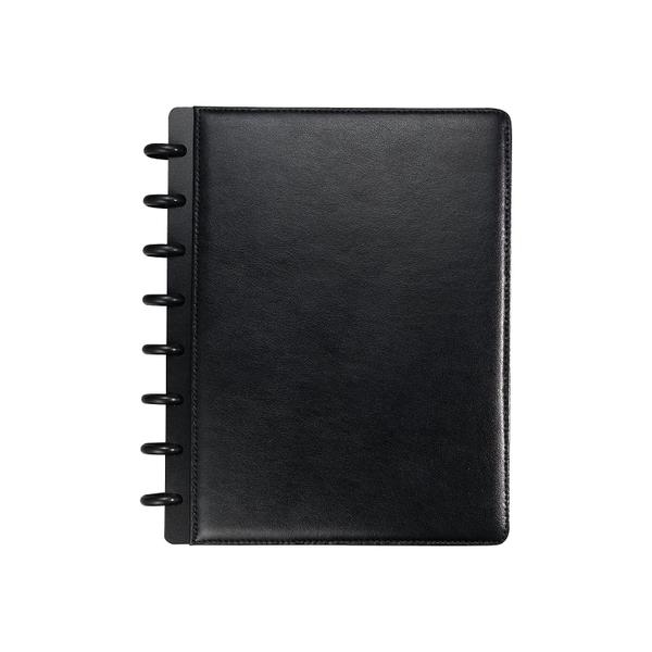 Imagem de Caderno Staples Arc Customizable Leather Preto 17x22cm